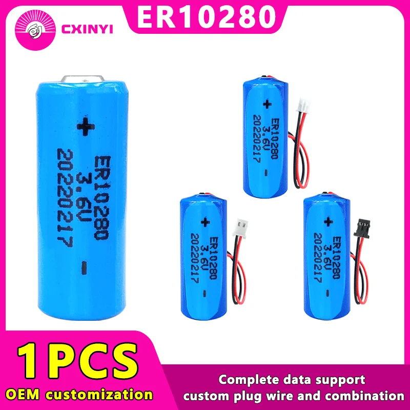 

Cxinyi ER10280 Lithium Battery 3.6V Mitsubishi FX2NC-32BL Industrial Control PLC Servo Encoder Replaces ER10/28 Not Rechargeable