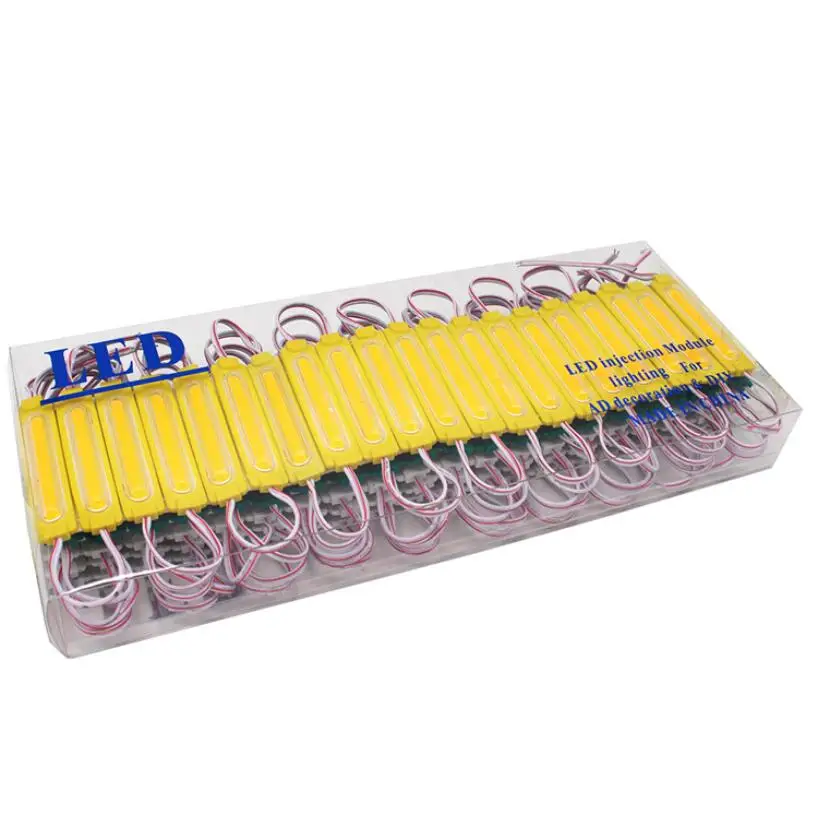 LED COB Injection Module 2.4w with Len DC12V  9 Leds For Advertisement Box Channel Letters Decoration And Motorcycle Car