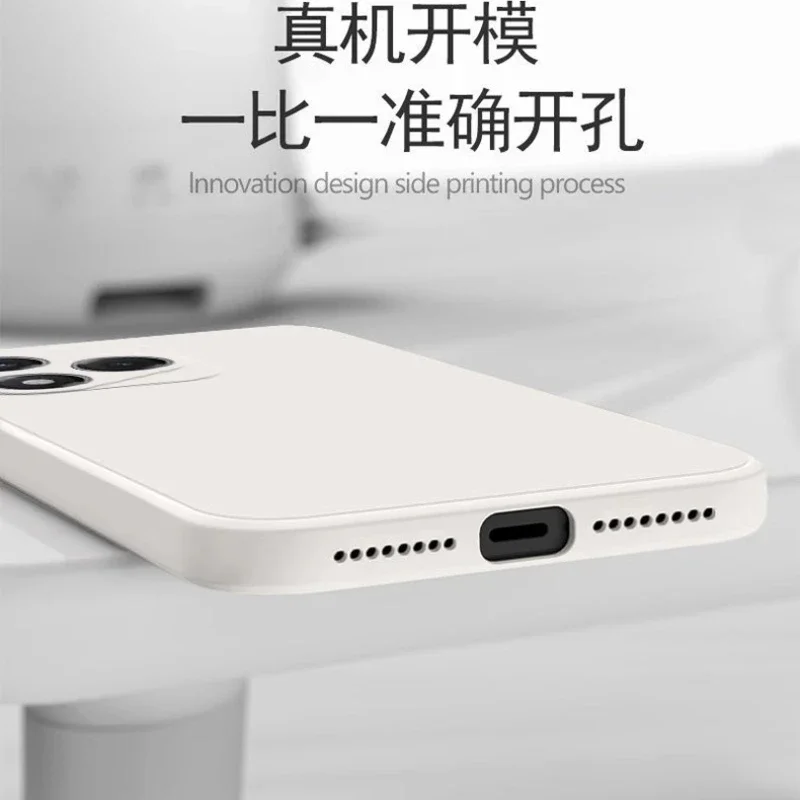 Für Honor 400 Lite Flüssigkeit Silikon Lanyard Ring Halter Fall Für Huawei Honor 400 lite Objektiv Kamera Schutzhülle Telefon Abdeckung – Detail 4
