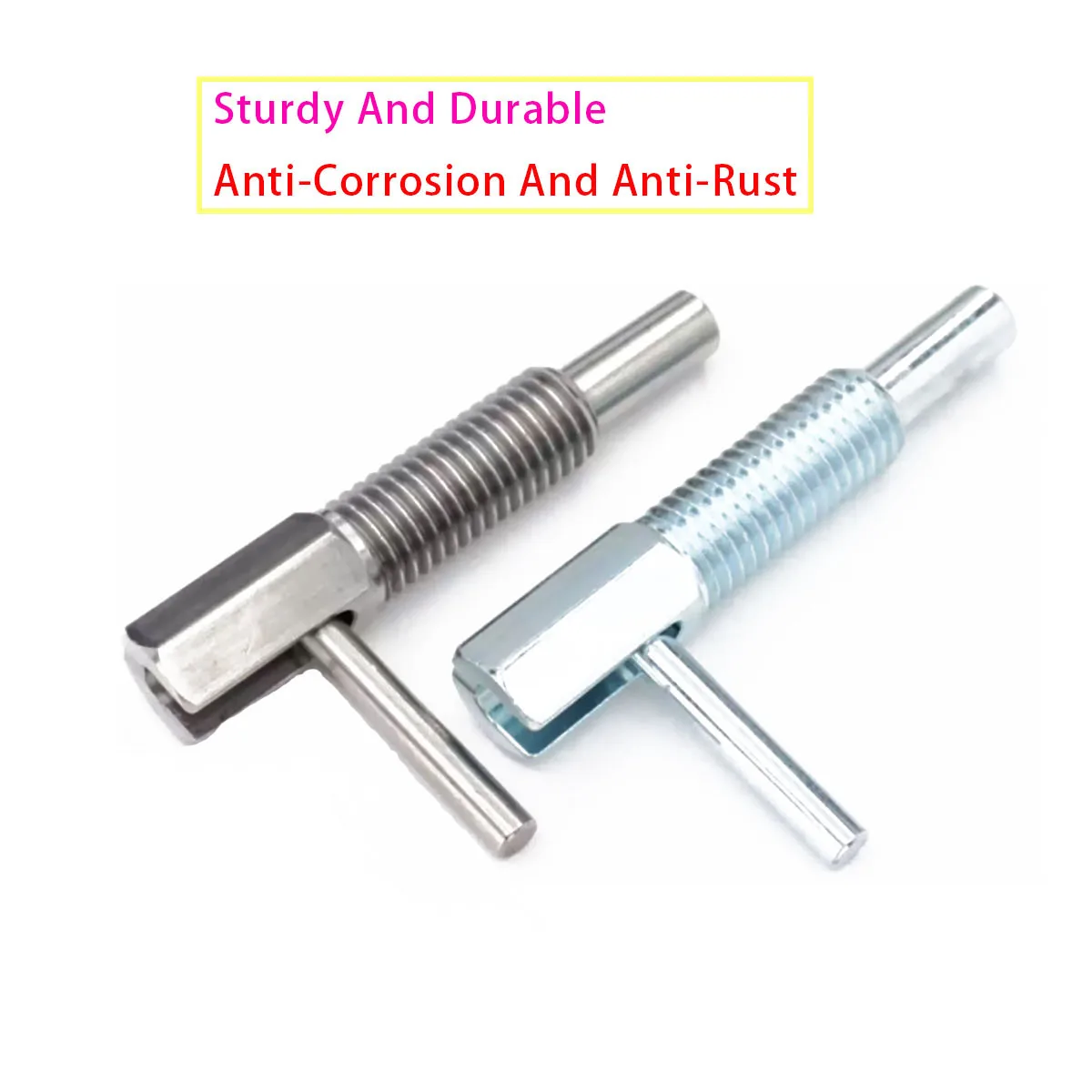 M6 M8 M10 M12 M16 LBLT Long Thread L-Handle Spring Index Plunger Stainless Steel Locating Pin