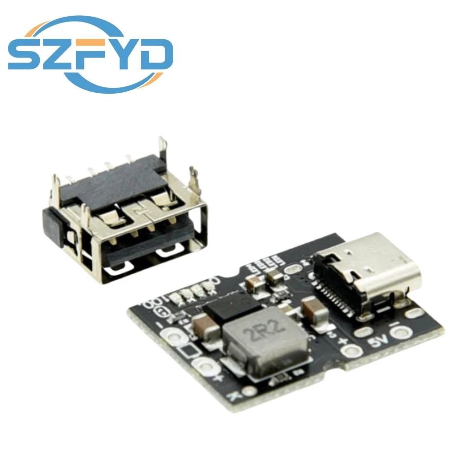 Hochpräzises 5V 2A Lade-Entlademodul, integrierter Typ-C-Eingang, kompatibel mit 4,2V Lithiumbatterie