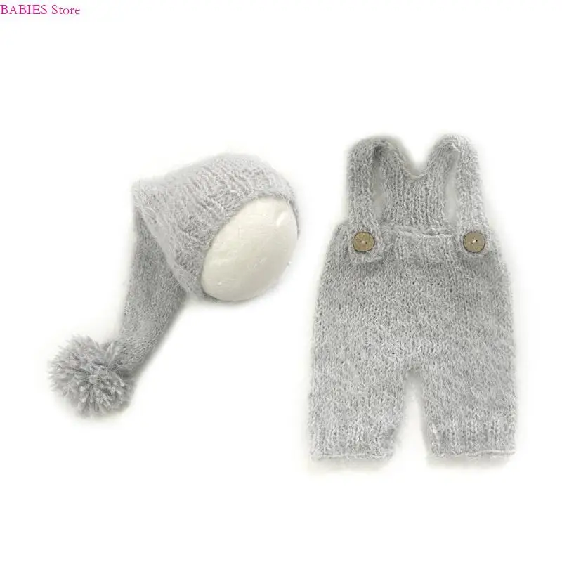 

C9GB Новорожденный Фотография детская тюрбанская шляпа подтягивает младенец фото одежды