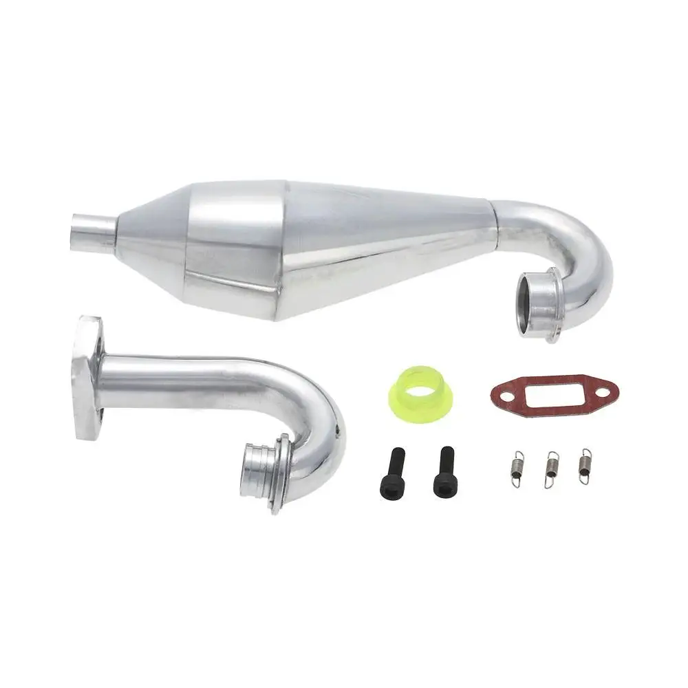 

Aluminum Exhaust Pipe Stainless Steel Rc Drift Performance Tuning Accessory for Rc 1/5 HSP FG Nitro Truck