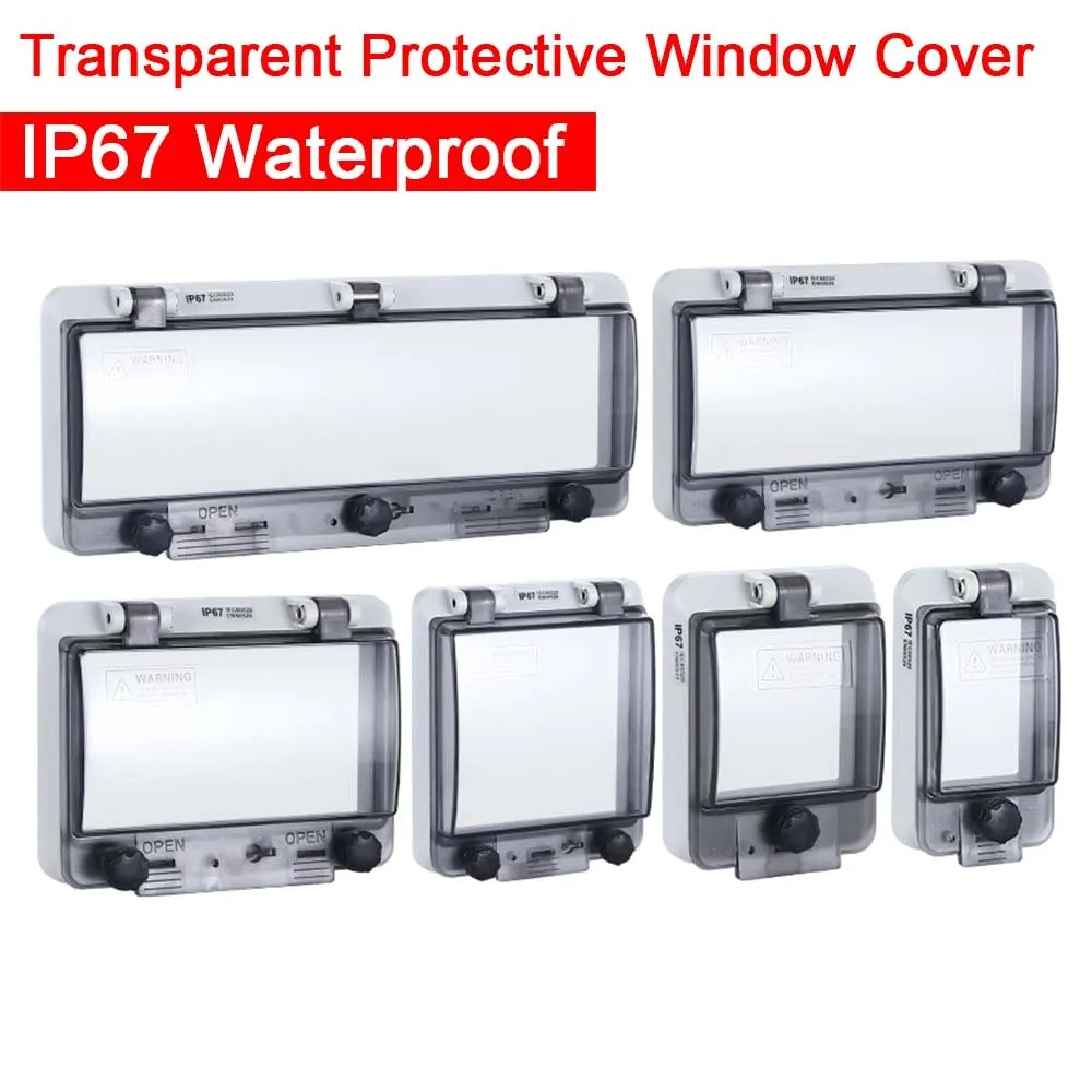 Protect Window Cover Monitor Observation Window Switch Ip67 Switch Transparent Protective Window Cover Distribution Box Window