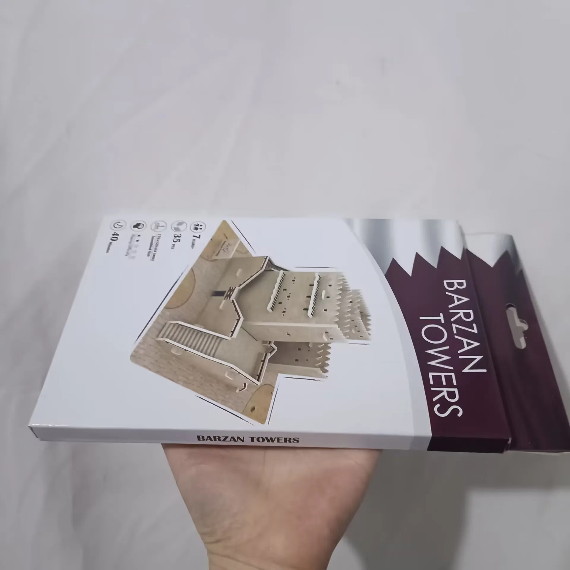 Qatar building Al Zubara Fort Barzan Tower 3D Paper Puzzle DIY Toy World\'s Great Architecture Birthday gift 1pc