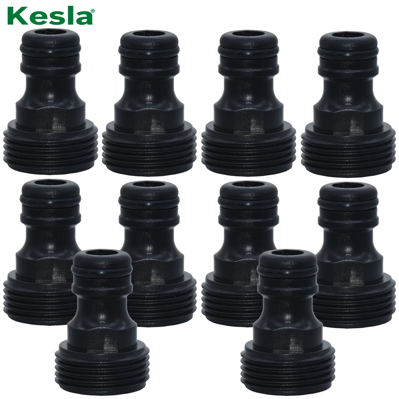 

10PCS Quick Connector Nipple EURO USA 3/4 Inch Male Threaded Hose Pipe Adapter Garden Tubing Drip Irrigation Watering System