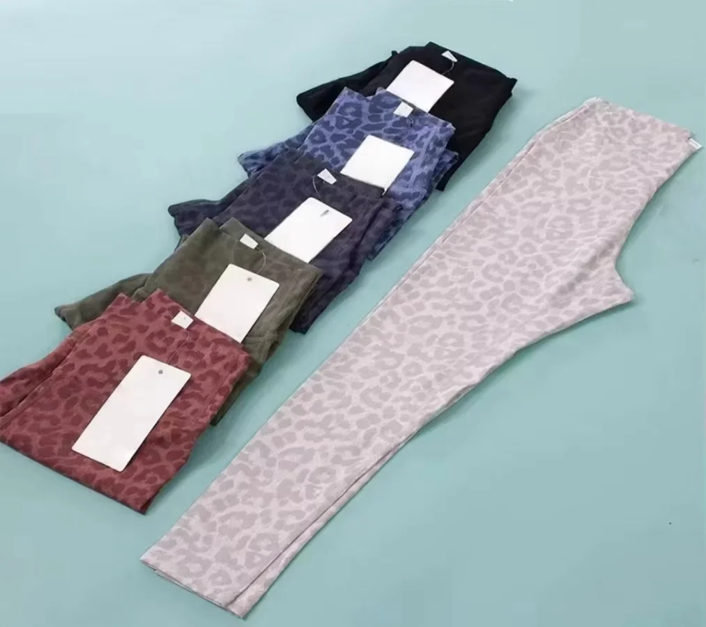 Leggings de Yoga con estampado de leopardo, pantalones de tiro alto, mallas ajustadas, pantalones deportivos, ropa de Fitness para mujer