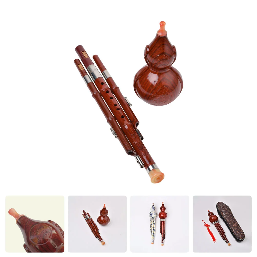 

Gourd Silk Cucurbit Flute Professional Hulusi Folk-custom Ethnic Musical Instrument Chinese Wind Abs Bakelite