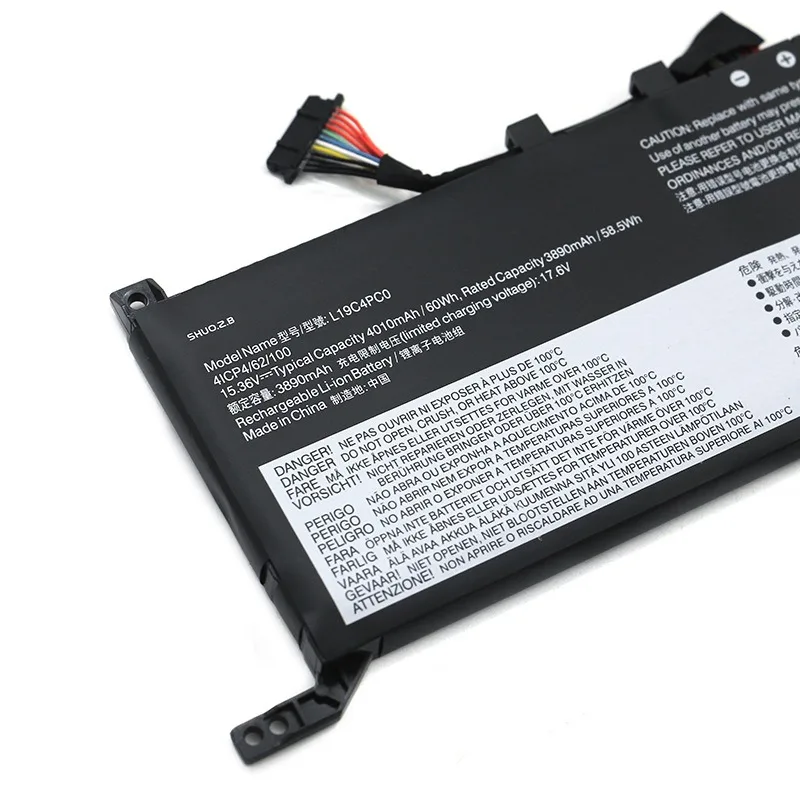 

For Lenovo Legion Y7000 R7000 2020H Laptop Battery L19C4PC0 L19M4PC0 High Quality High Capacity Battery Replacement Bateria