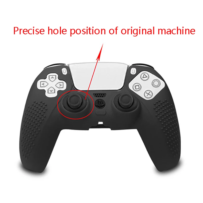 for Controller Silicone Protective Cover for Non-Slip Handle Cover(Black)