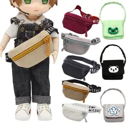 For 1/11 OB11 Dolls DIY Doll Toys Backpack 1/6 1/8 1/12 BJD Dolls Bag For Handmand Doll Belt Bag Accessories