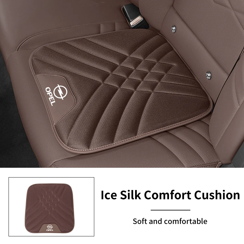 Car Leather Cushion Seat Protector Cover Anti-Slip Pad Accessories For Opel Corsa Astra Insignia Vectra Zafira Meriva Mokka Gran - view 5
