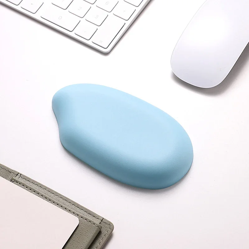 

Rice Shaped Mouse Pad Ergonomics Silicone Wrist Protector Keyboard Hand Rest Soft Touch Office Men And Women Hand Pillow