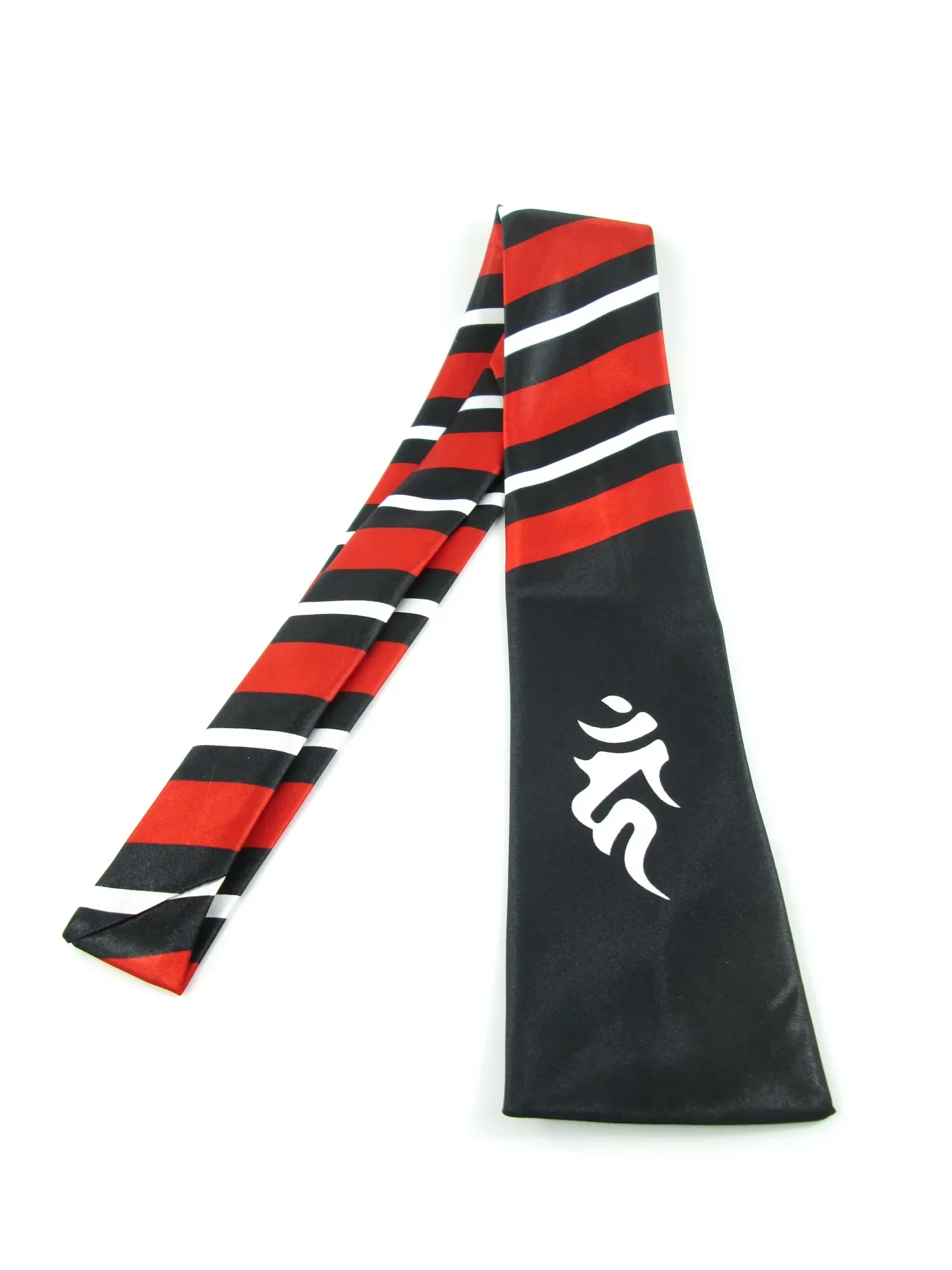 

Ao No Exorcist Ekusoshisuto Blue Exorcist Okumura Rin Cosplay Prop Red Black Stripe Tie Necktie Neck Tie