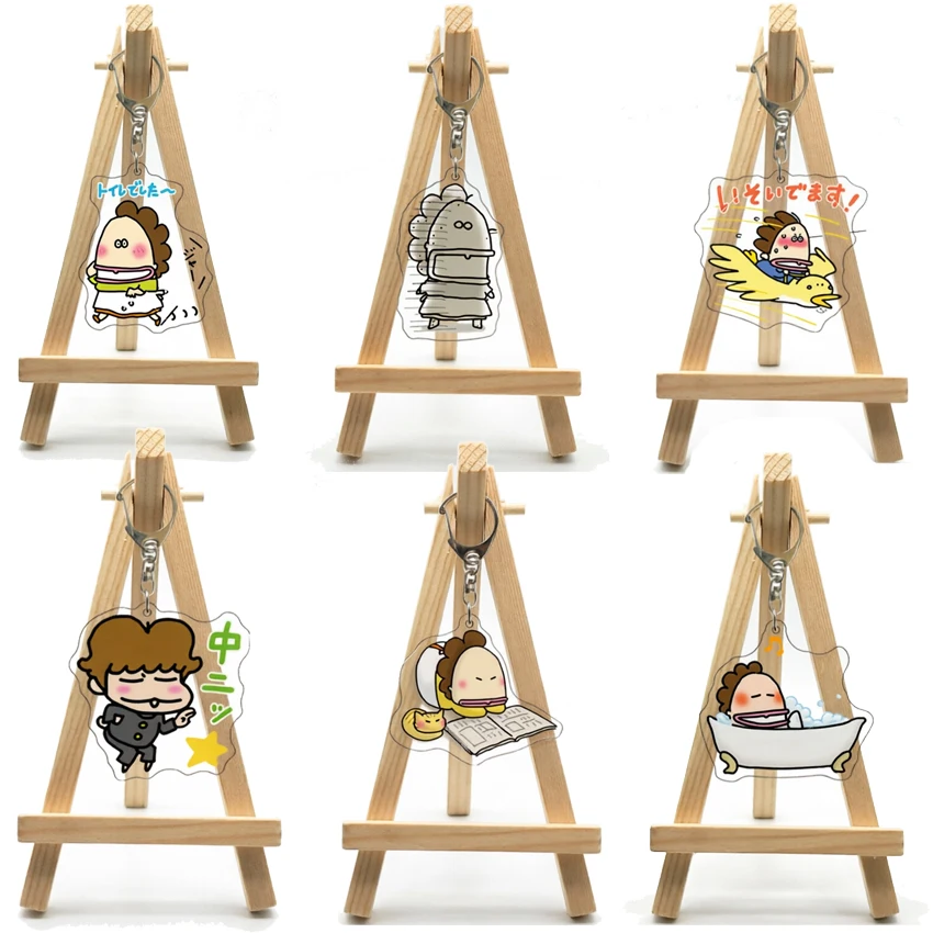 55MM Anime ‌ Unsere Familienfigur ‌   Tachibana Midori Tachibana Jin Mikan Tachibana Tachibana Yuzuhiko Acryl-Schlüsselanhänger Niedliche Geschenke