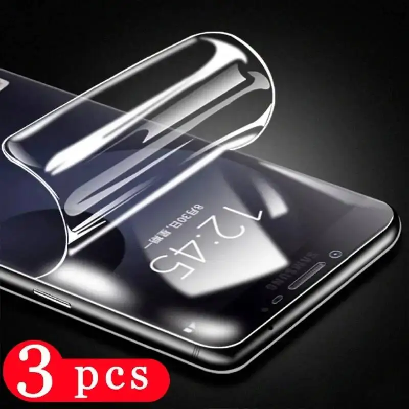 

3 шт., 100D, мягкая защитная пленка для Meizu 16 16Th Plus 16X 16Xs 16S Pro, гидрогелевая защитная пленка для экрана телефона, не стеклянная пленка