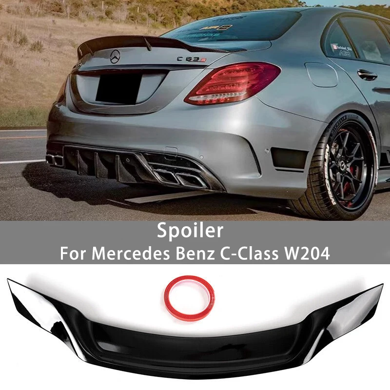 

Для 2007-2014 Mercedes C-Class W204 R стильная Задняя Крышка багажника катушка багажника FlapTrim Decklid аксессуары для губ