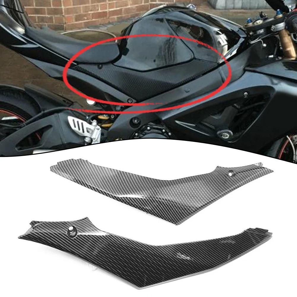 

Parts & Accessories FRAME COVER 2008 2PCS Carbon Fiber Black For Suzuki GSX-R Hot/Easy To Install Practical To Use