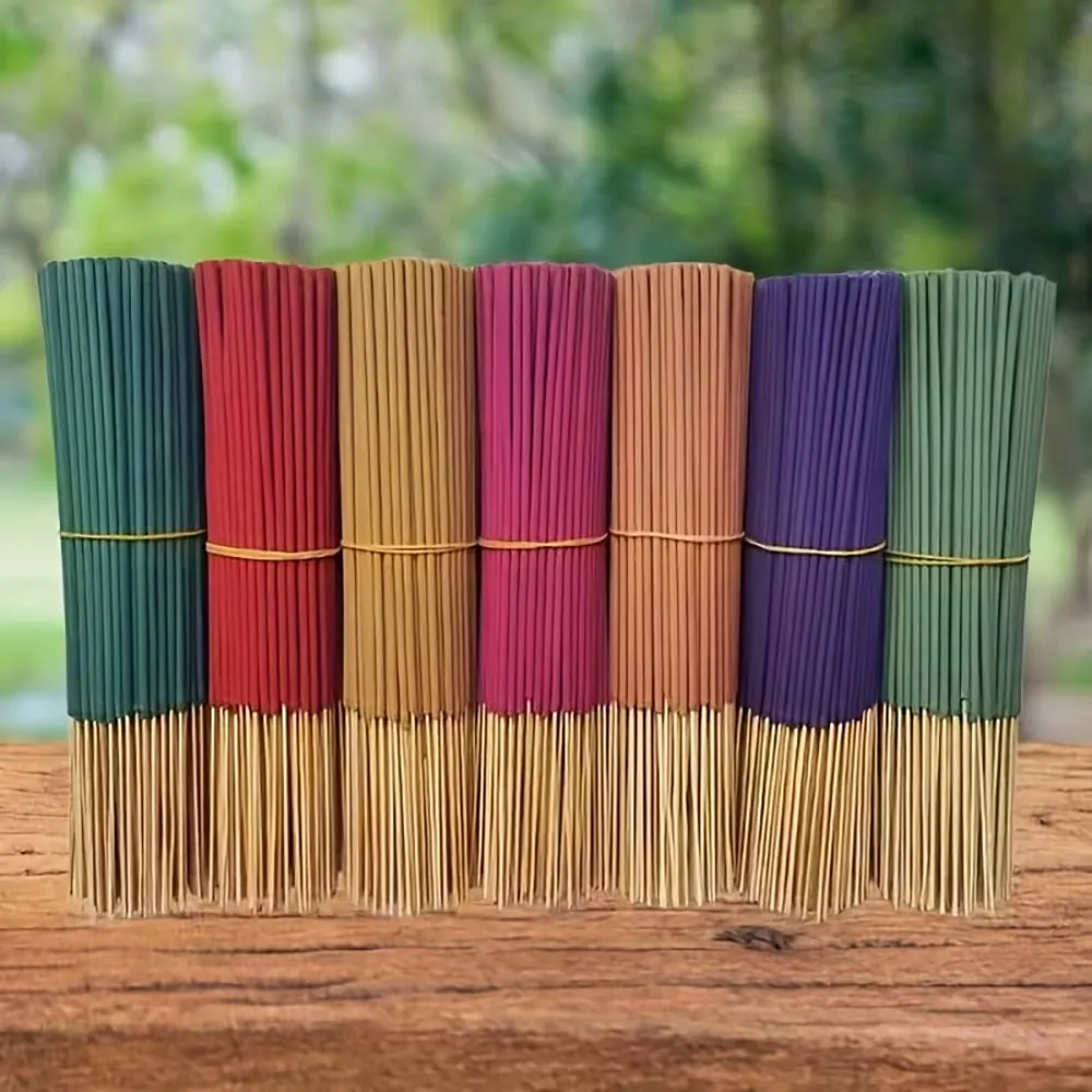 Un juego de 280 varillas de incienso mixtas, 2 paquetes de 20 varillas de cada aroma, con rosa, lavanda, sándalo, jazmín, incienso, salvia blanca, sangre de dragón, adecuado para oficina, hogar, sala de té, meditación, yoga, almuerzo, lectura y música, con fragancia de larga duración