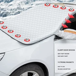 Winter Car Windshield Cover Front Covers Anti Snow Frost Ice Shield Sun Shade For Toyota Corolla Prius Yaris Rav4 CHR Aygo Hilux