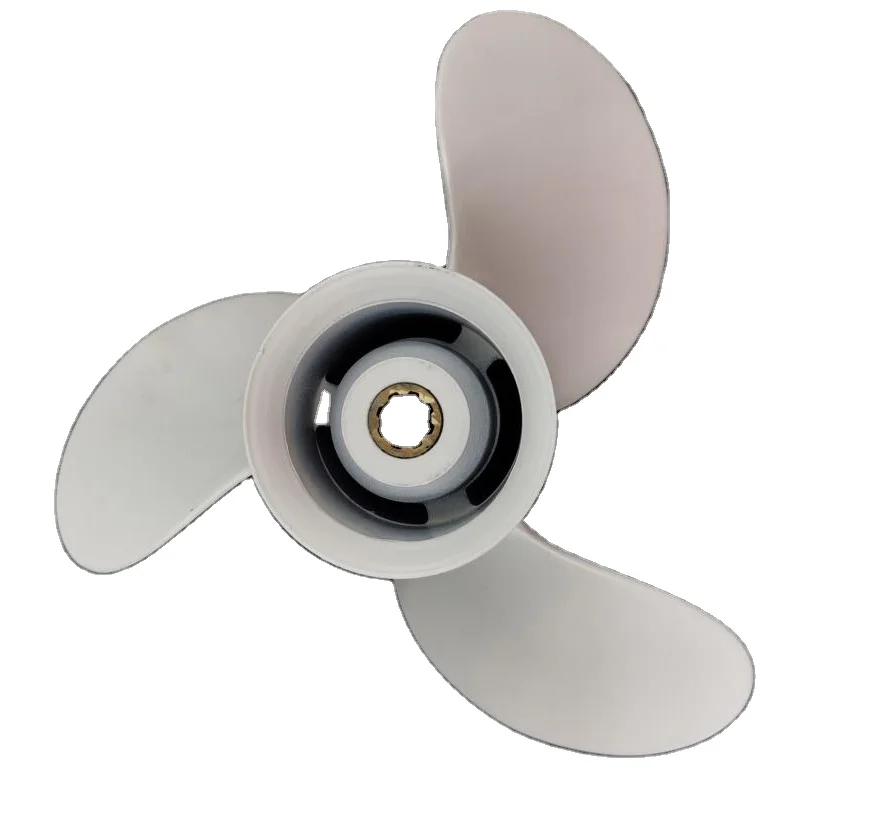 9.9-15 HP 9 1/4 X 9 Marine Boat Outboard Aluminum Propeller Matched for YAMAHA Engine 683-45945-00-EL 8 Tooth Spline