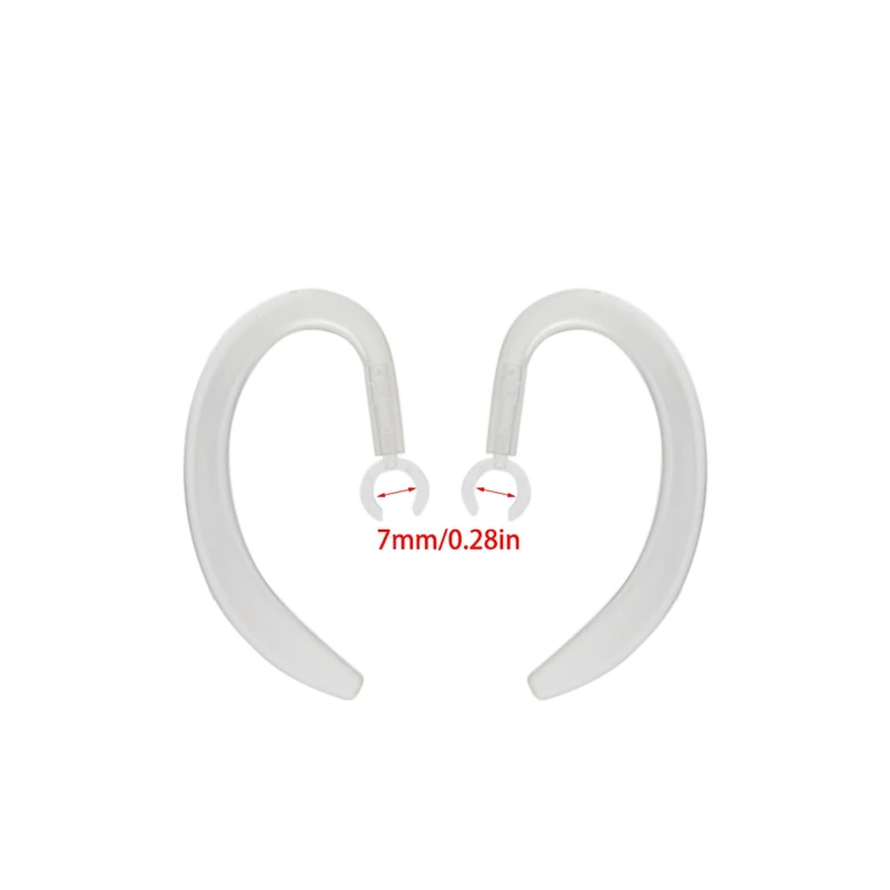 ADWE Đa Năng Trong Suốt/Đen Kẹp Có Thể Thu Vào Móc Nghe Thoải Mái Tốt Nhất Eararphone Móc Phụ Kiện Thay Thế