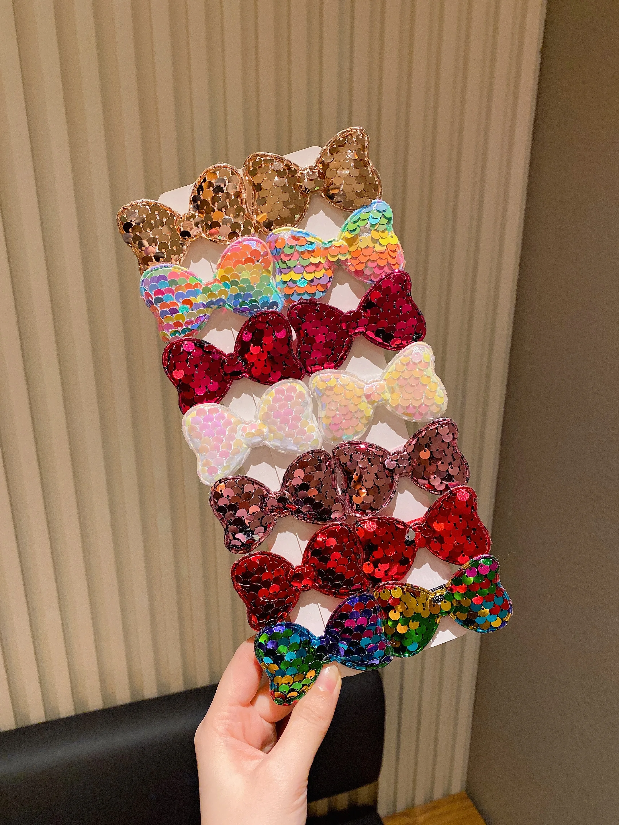 12/14/24/38 قطعة مشبك شعر على شكل زهرة الحب متعدد الألوان - يلمع كل يوم كهدية للمراهقين! #3