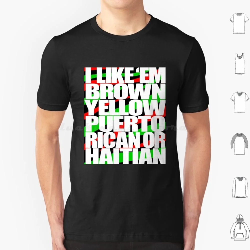 I Like Em Brown Yellow Puerto Rican T Shirt Cotton Men Women DIY Print A Tribe Called Quest Tribe Called Quest Rap Tribe Atcq