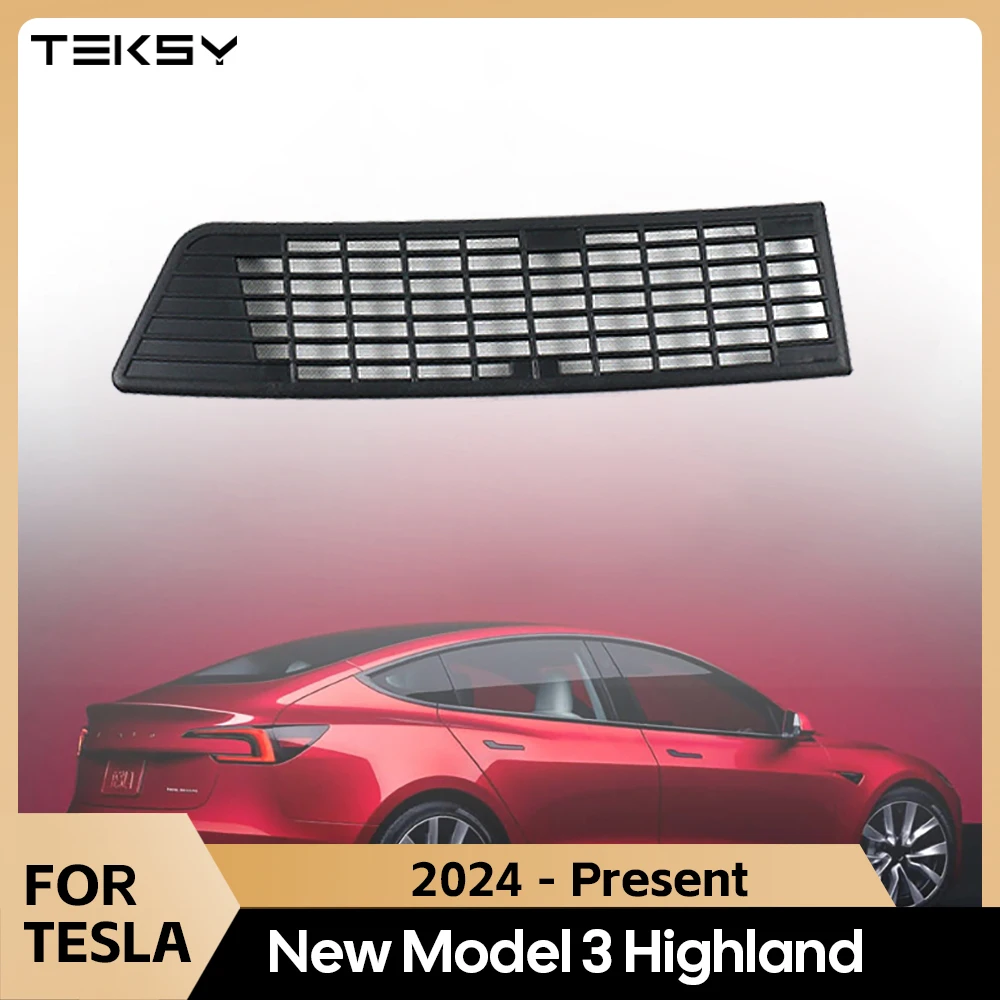 For 2024 Tesla New Model 3 Highland Air Flow Vent Cover Trim Anti-Blocking Prevention Intake Cover Accessories