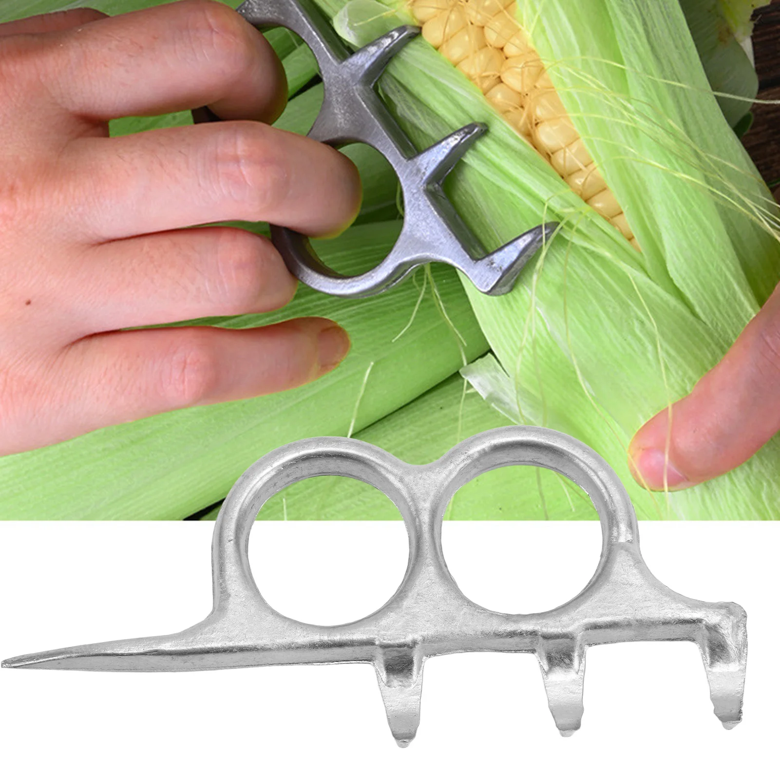 1Pc Aluminum Alloy Corn Quick Husker High Hardness Corn Peeler Peeling Tool Kitchen Gadgets Utensils