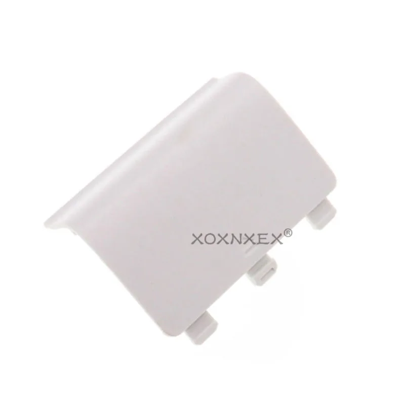 XOXNXEX 4 PCS Plastic Replacement Battery Back Cover Lid Door Shell for Xbox One X S Controller Plate Case Black Blue Red White