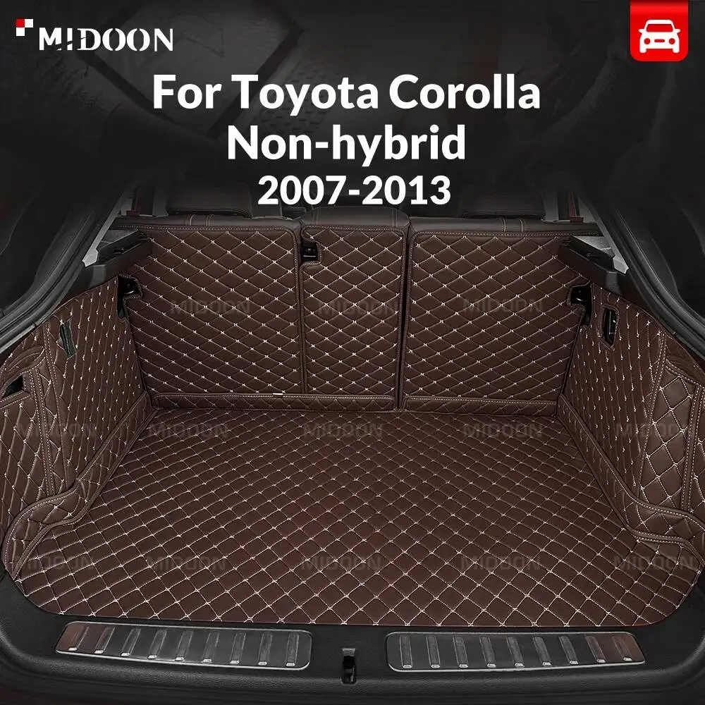 

Full Coverage Trunk Mat For Toyota Corolla Non-hybrid 2007-2013 Car Anti-dirty Pad Protector Cargo Liner Interior Accessories