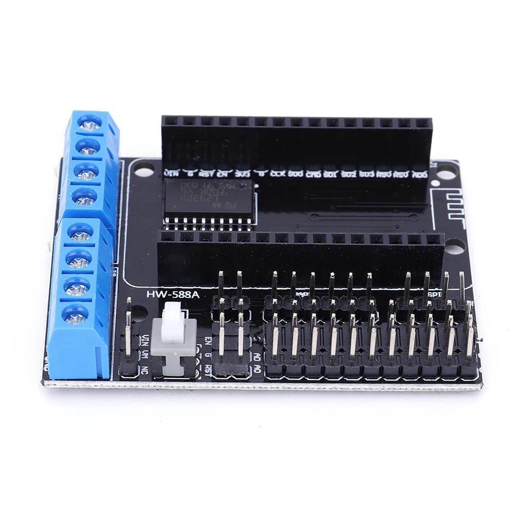 ESP8266 Lua Module Development Board WiFi L293D Motor Drive Shield Board ESP-12E Serial Port H-Bridge for IoT Smart Car Remote