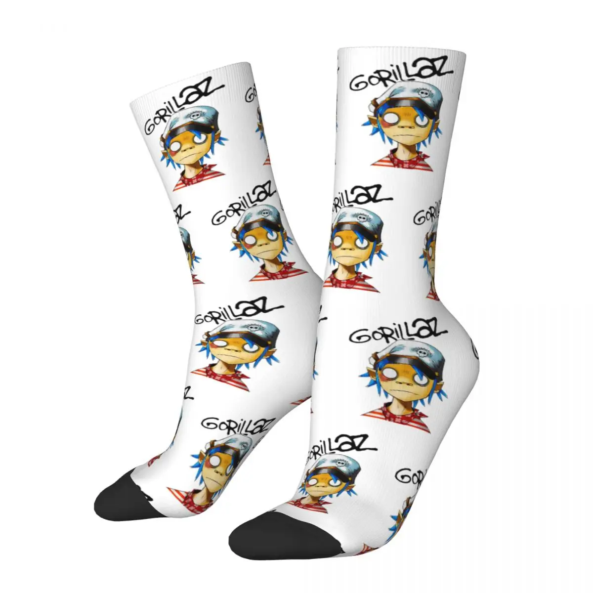 Feel Good Gorillaz Socks Men Women Polyester Casual Socks Novelty Spring Summer Autumn Winter Socks Gift