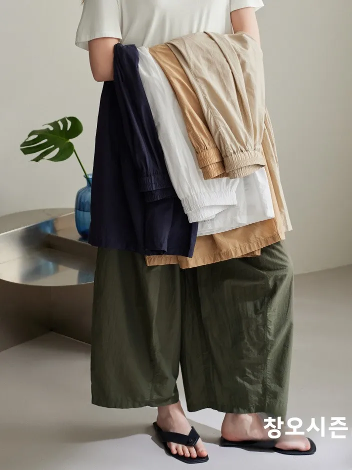 ゆったりとした快適な女性用パジャマワイドレッグパンツカジュアルルーズスタイルホーム服ソフト通気性半袖ネック