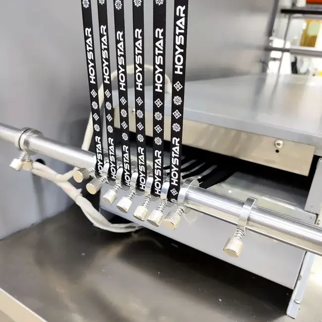 GW-BD150 satin ribbon label automatic screen printing machine for lanyard