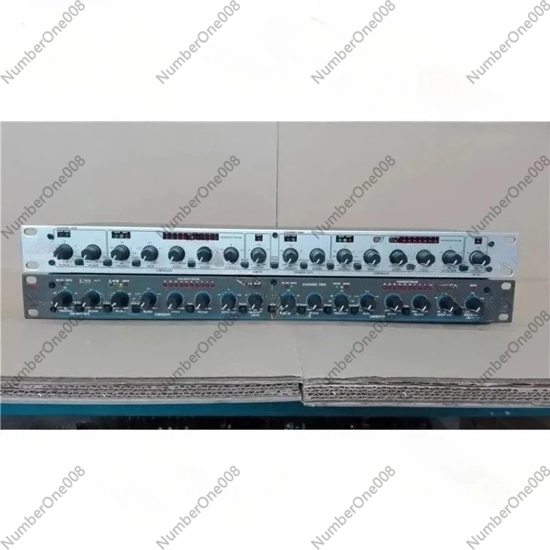Professional Stage Dual Channel High Precision Compressor Limiter Audio Dynamics Processor Rack Mount Gear