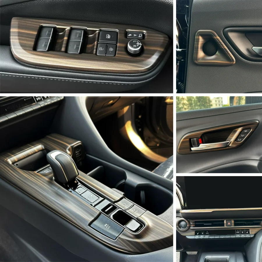 

Для Toyota Crown кроссовер Sport Cross 2023 2024 LHD аксессуары для интерьера панель переключения передач дверь чаша оконный переключатель Крышка подъема