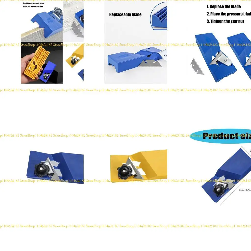 

Q2Q4 Gypsum Board Corner Shaver with Ergonomic Handle Reduces Hand Fatigue Portable Chamfering Tool for Home renovations