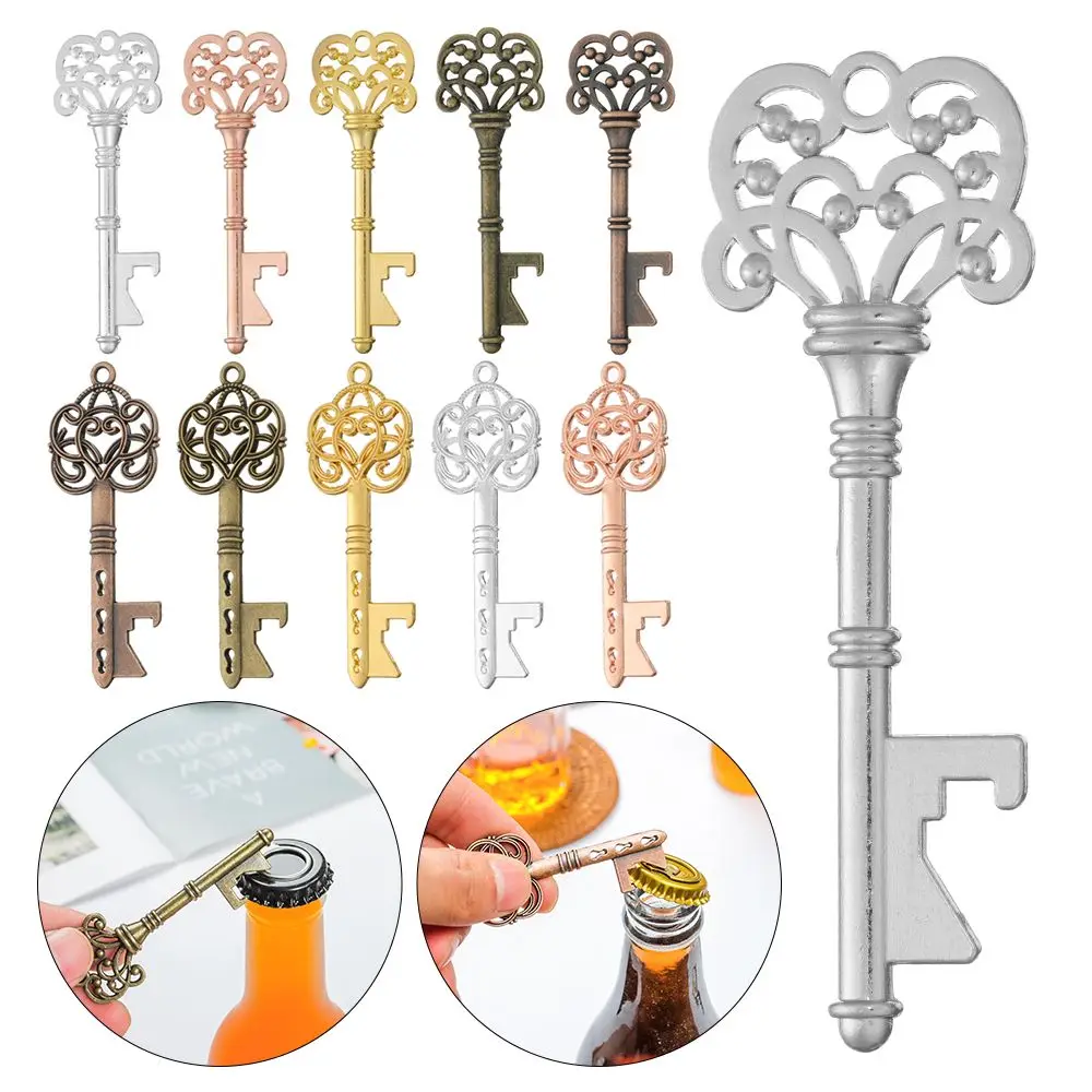 New Vintage Party Favor Supplies Beer Opener Wedding Decor Key Bottle Opener Wine Keychain Souvenir