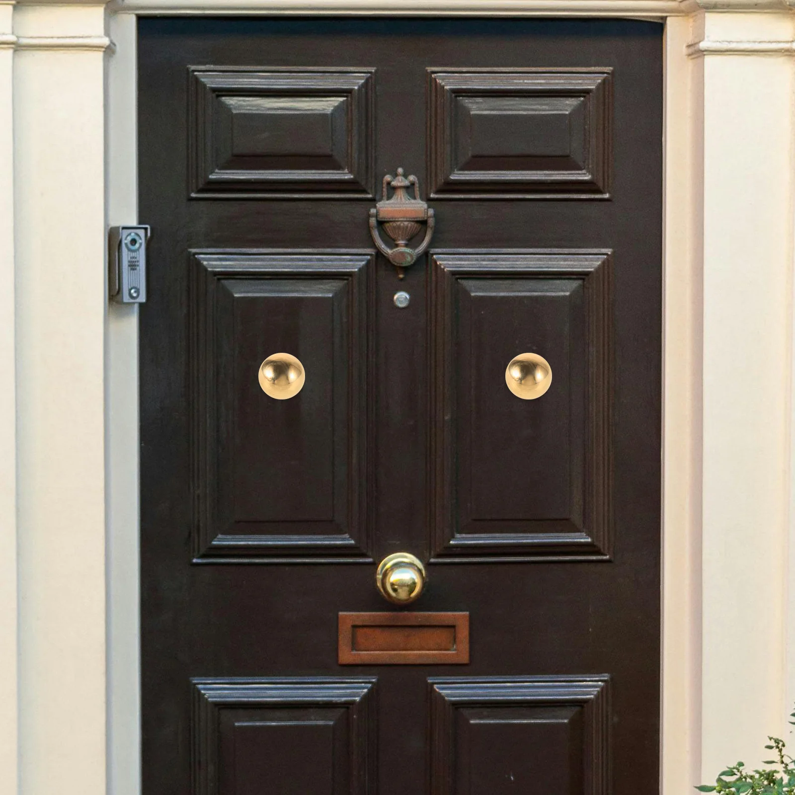 

2Pcs Vintage Copper Decorative Nails Semispherical Design Chinese Style Furniture Doors Windows DIY Decoration