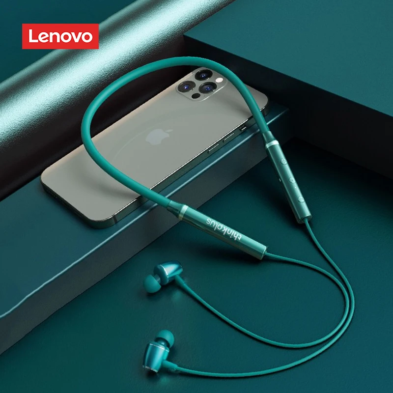 Original Lenovo HE05X Bluetooth Kopfhörer Kopfhörer Wasserdichte Ohrstöpsel HIFI Sound Magnetische Neckband Headset Sport Kopfhörer 7