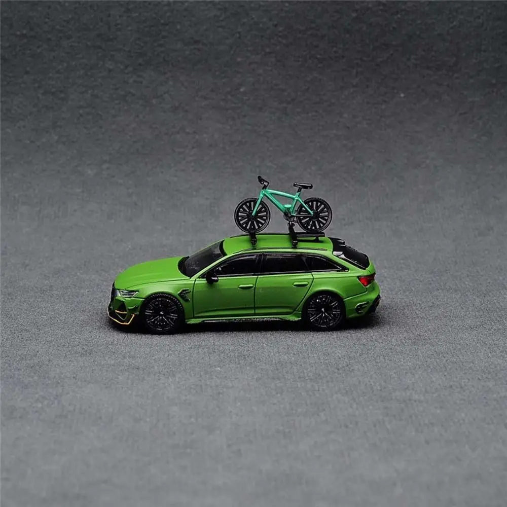 Modello in scala 1:64 Giocattoli sul tetto dell'auto Viaggio Serie fuoristrada Bicicletta Kayak 1/64 Accessori sul tetto dell'auto Miniature in plastica