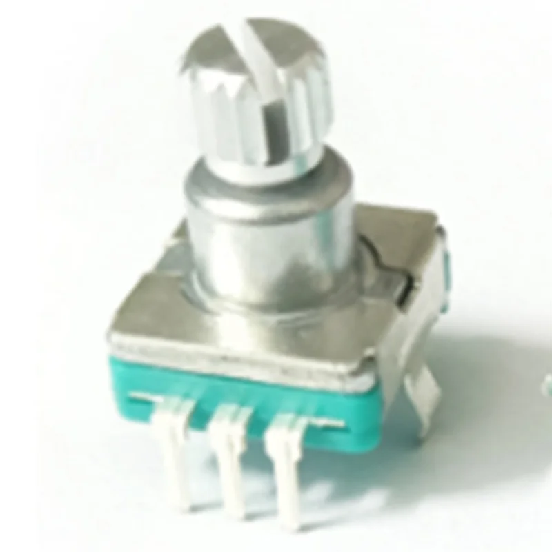 AA08-360 Degree Rotary Encoder EC11 With Push Button 5Pin 20 Positions 20 Pulse Code Switch Handle 20MM Digital Potentiometer