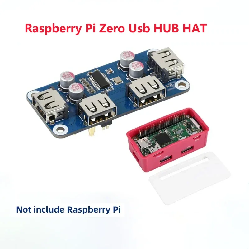 Raspberry Pi Zero Ethernet USB HUB, HAT, Compatível para RPi Zero W WH