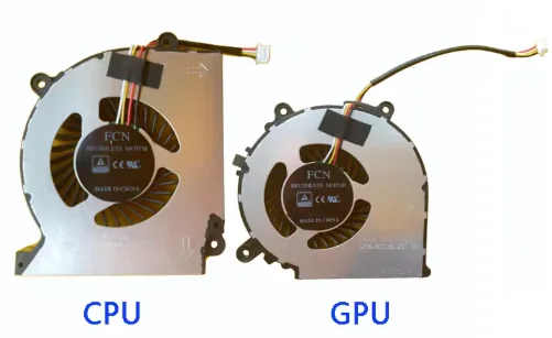 

Вентилятор охлаждения процессора и графического процессора ноутбука Hasee K670D-G4D5 T5 G4A5 K670E-G6D3 CNB5S03