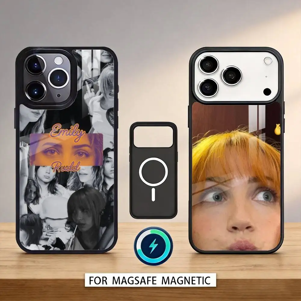 

Lovely Emily Rudd Phone Case For iPhone 17,16,15,14,13,12,Pro,Max For Magsafe Magnetic Wireless Charging