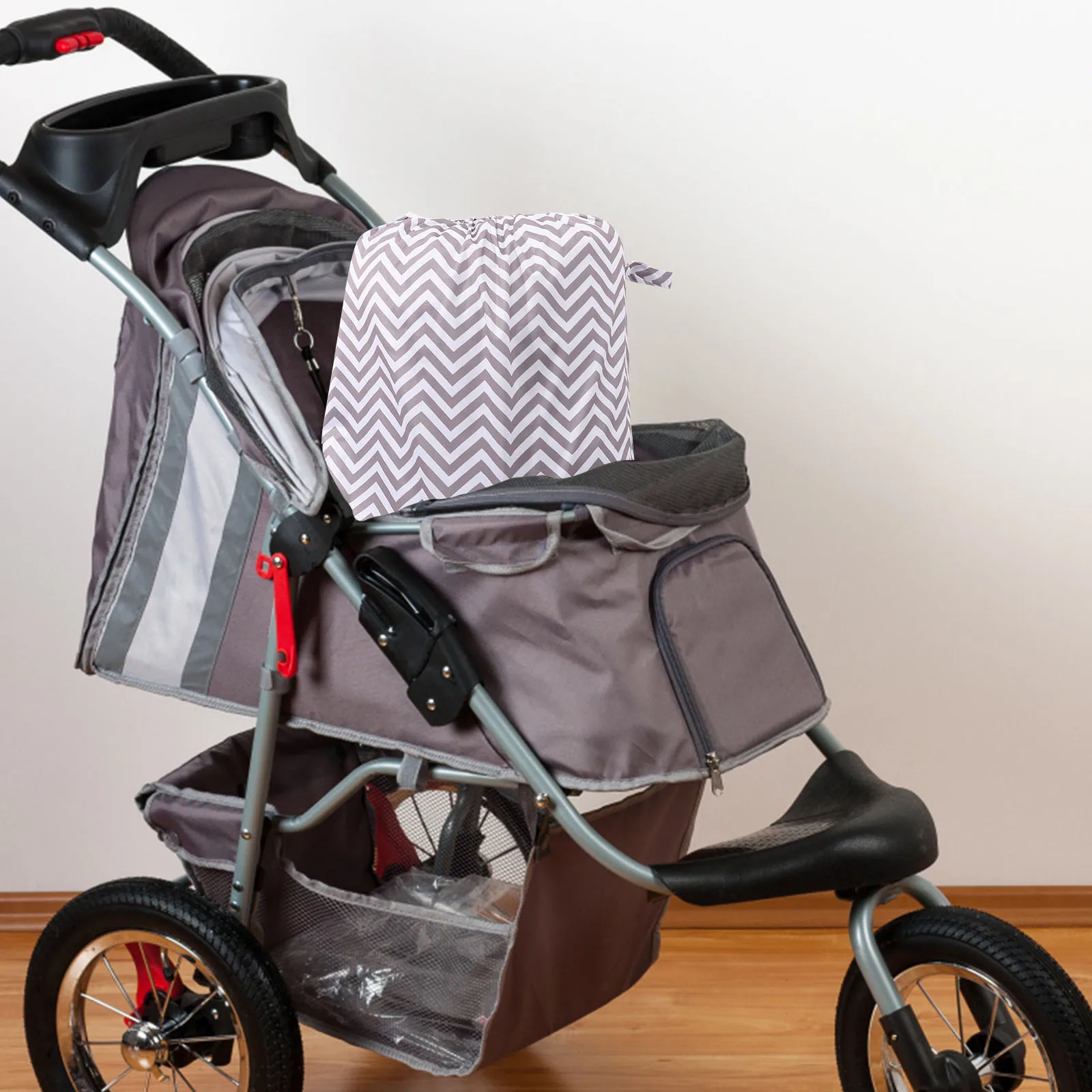 حقيبة سطل الحفاضات قابلة لإعادة الاستخدام من الدرجة العالية منظم التخزين الرطب والجاف متعدد الوظائف للحفاضات القماشية مجموعات السباحة الصلبة الملابس القذرة #2