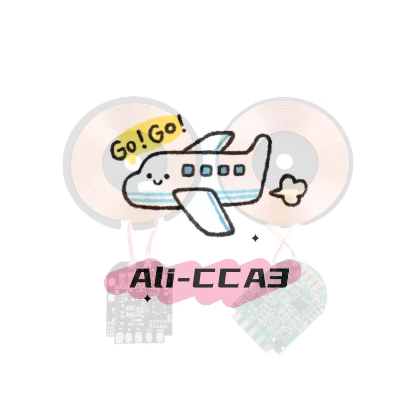 

15 Вт Магнитная беспроводная зарядка Низкотемпературная плата для большого пальца Magsafe Магнитная беспроводная зарядка Модуль PCBA Модуль передатчика