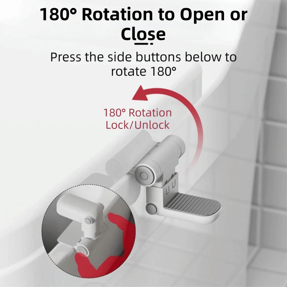 Self Adhesive Toilet Locks Height Adjustable Baby Proof Baby Anti-opening Toilet Lid Locks Sturdy Safety Easy Installation